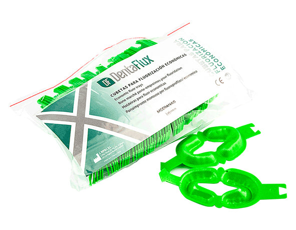 Moldeira flúor DUPLA (50 pçs) | DENTAFLUX