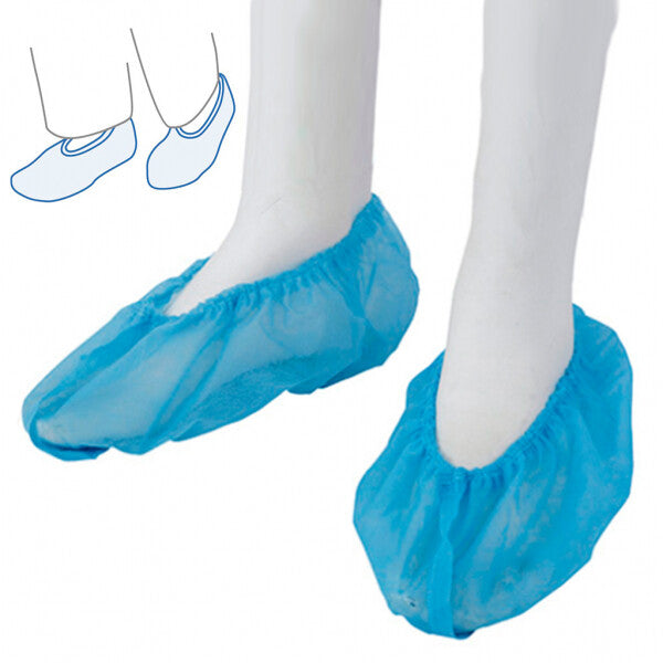 Cobre Sapatos em CPE Azul | RUBBERGOLD