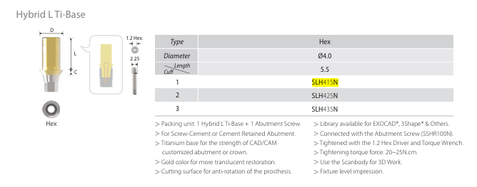 Hybrid L Ti-Base | COWELL