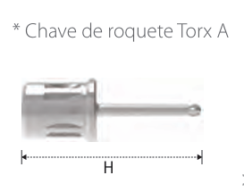 Chave de Roquete Torx A | COWELL