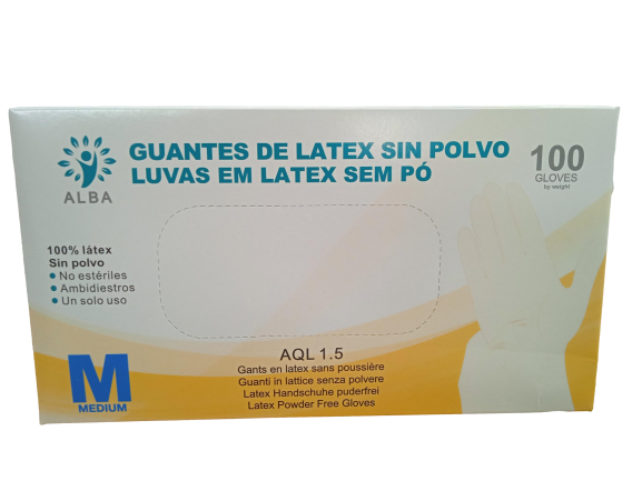 Luvas de Latex sem pó (100und) | KLMED