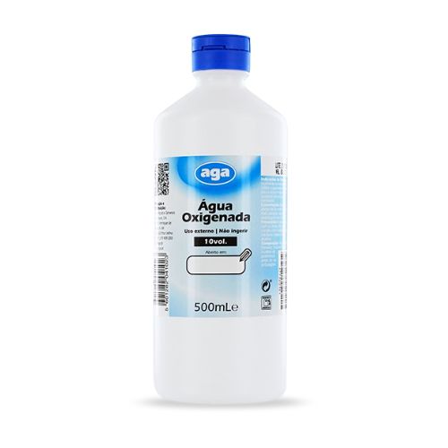 Água oxigenada 10 Vol. 500mL | AGA