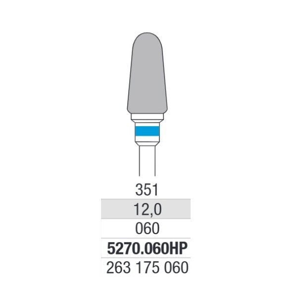 Broca HP tungsténio Corte Liso Médio 70 (5270.060) | EDENTA
