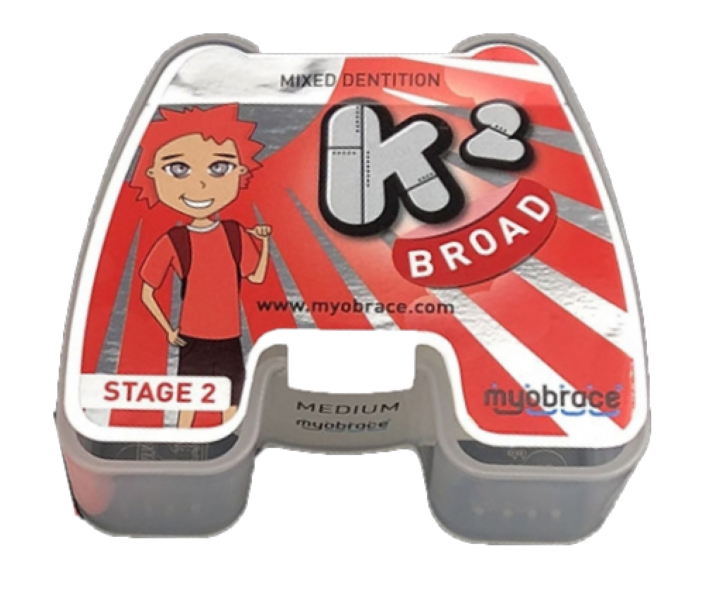 K2 Broad MyoBrace Kids | For Ages 6 to 10 | Myofunctional Appliance for Correcting Oral Habits and Dental Alignment