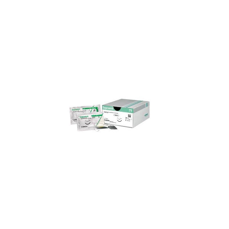 Sutura Supramid Black 4/0 DS16 45 cm (36und.) | BRAUN