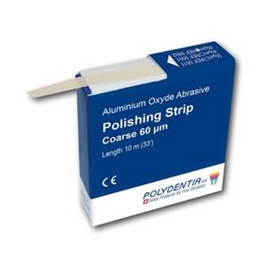 Rolo de Tiras de Polimento Abrasivas para Stripping (10 m) | POLYDENTIA