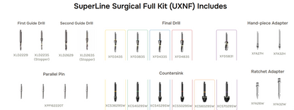 KIT Cirúrgico completo UXIF | DENTIUM