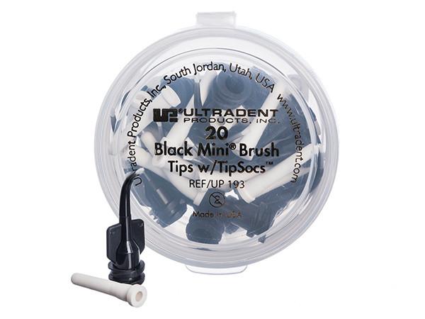 Black Mini Brush Tip | ULTRADENT