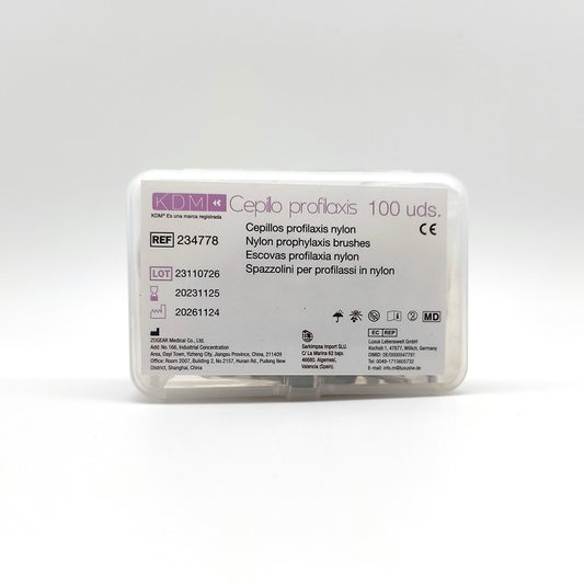 Escovas de Profilaxia de Nylon (100 und) | KDM