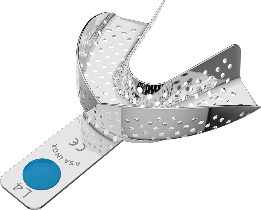 Moldeira em Aço Inoxidável Inferior   | ASA DENTAL