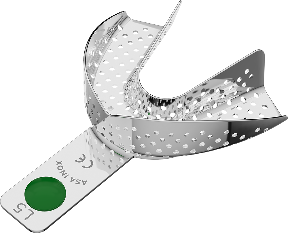 Moldeira em Aço Inoxidável Inferior   | ASA DENTAL