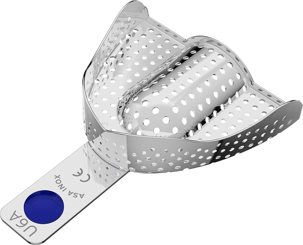 Moldeira em Aço Inoxidável Superior Anatómica | ASA DENTAL