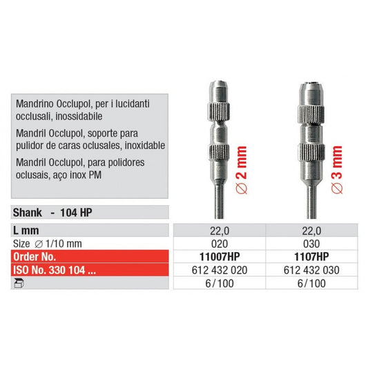 Mandril Oclupol | EDENTA