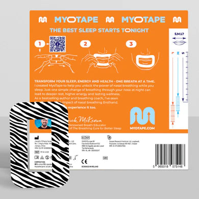 MyoTape | Dos 4 a 16 Anos | Dispositivo Miofuncional para promover a respiração nasal adequada