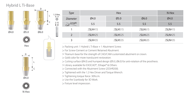HYBRID L TI BASE | COWELL