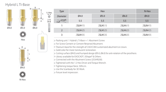 HYBRID L TI BASE | COWELL