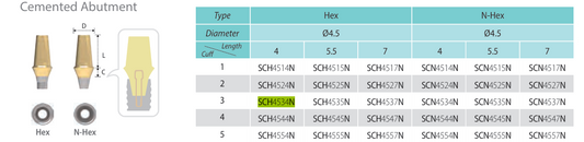 Pilar Cementado (Cemented Abutment) | COWELL