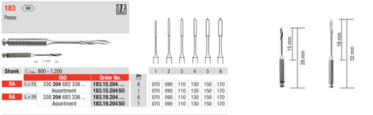 Broca Peeso 183.19 (19mm) | EDENTA