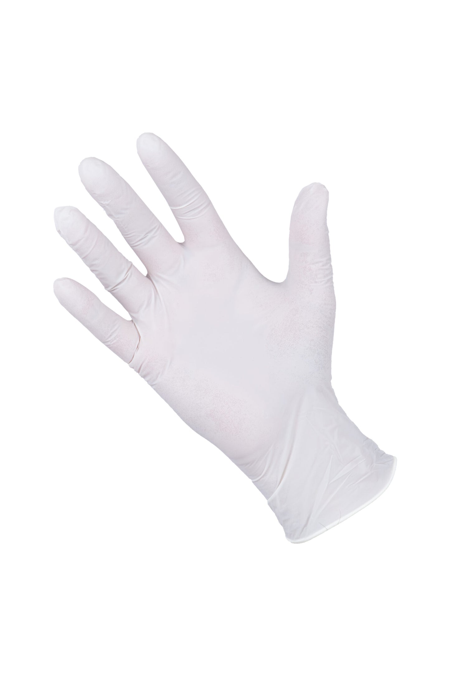 Luvas Brancas de Nitrilo Sem Pó | Luna | 100un | OMARE