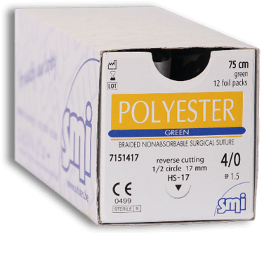 Sutura Polyester Não Absorvível 6/0 | SMI