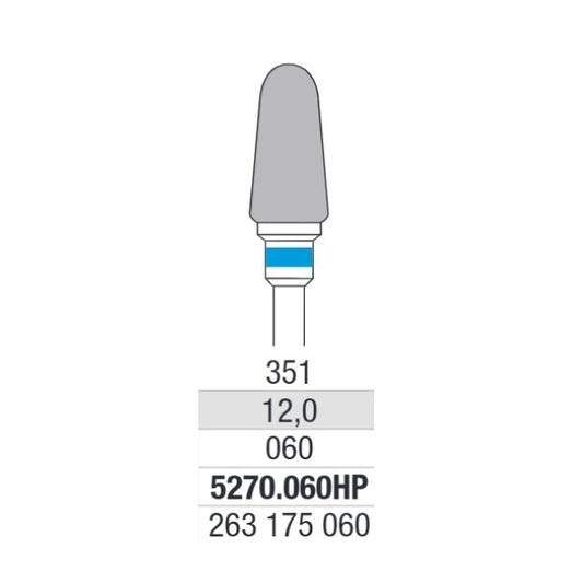 Broca HP tungsténio Corte Liso Médio 70 (5270.060) | EDENTA