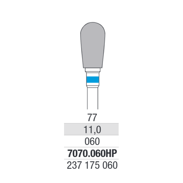Broca HP tungsténio Corte Liso Médio 70 (7070.060)| EDENTA