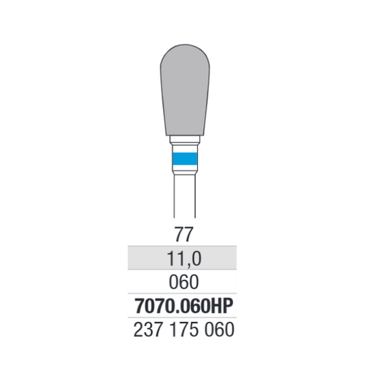 Broca HP tungsténio Corte Liso Médio 70 (7070.060)| EDENTA