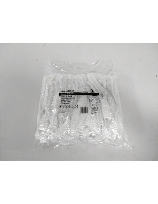 Touca de Banho Descartável em acordeão (100 unidades) | KLMED