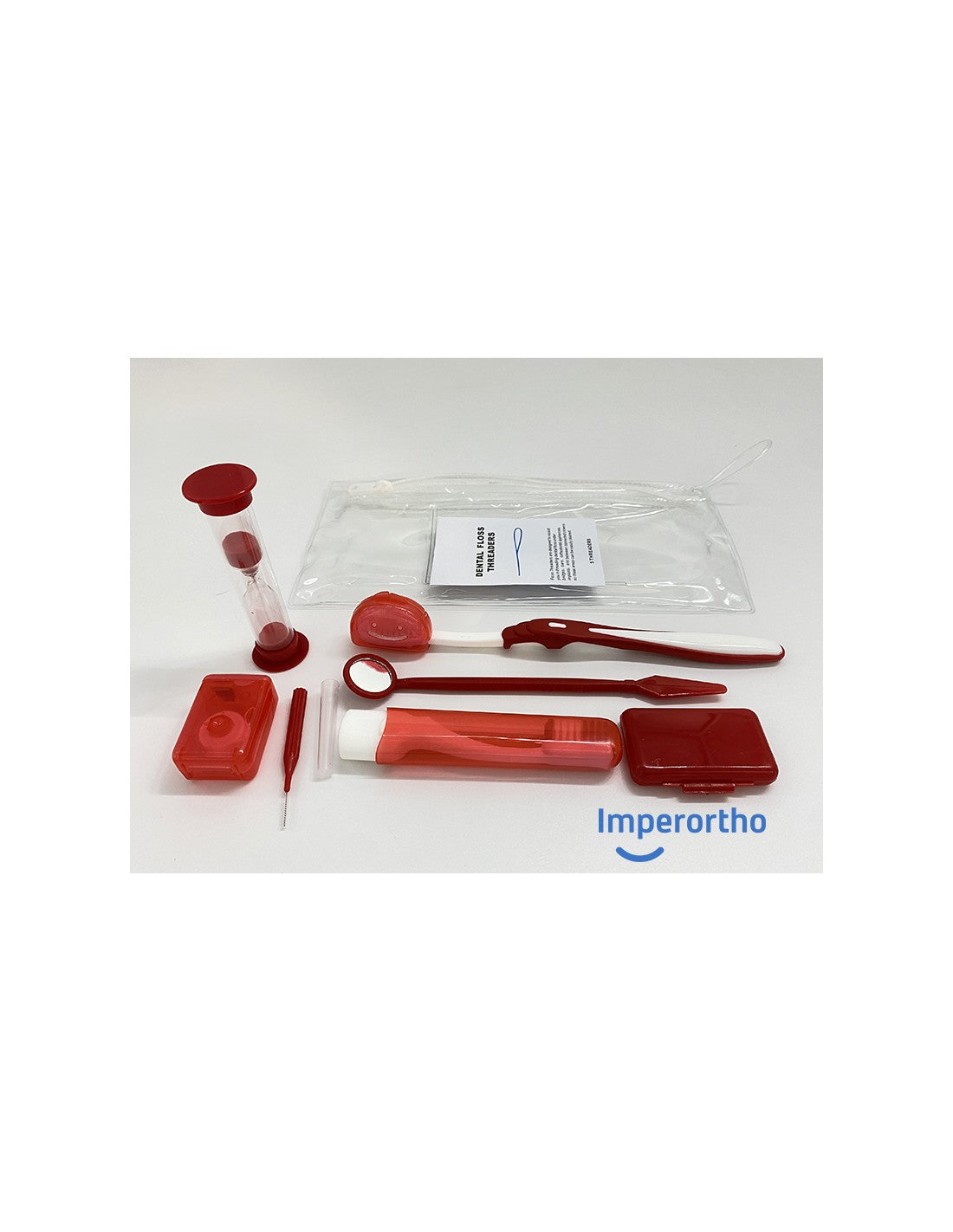 Kit Higiene ortodontia (necessaire transparente)
