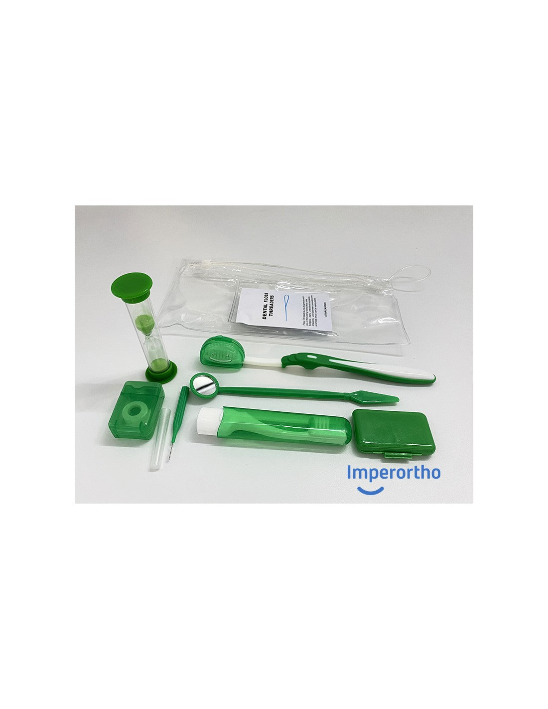 Kit Higiene ortodontia (necessaire transparente)