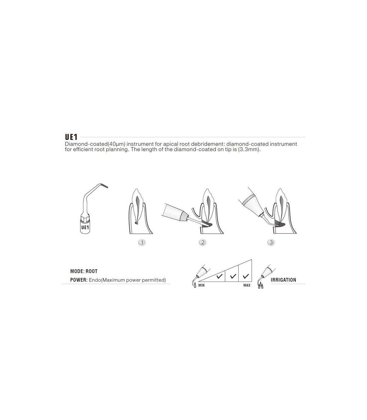 Ponta de Cirurgia para Endodontia | WOODPECKER