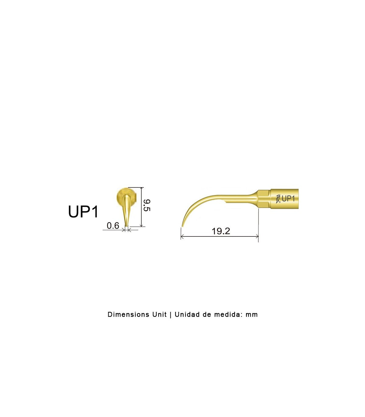 Ponta de Cirurgia UP1  Perio | WOODPECKER