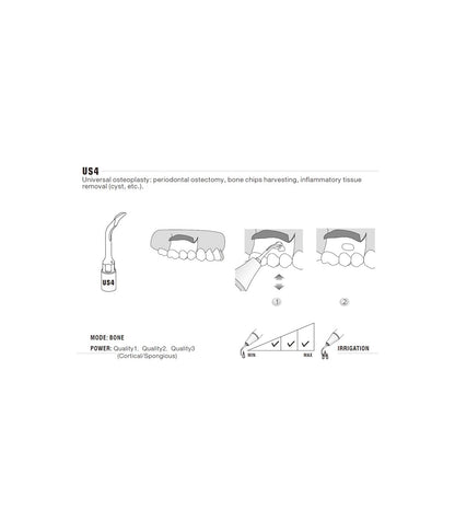 Ponta de Cirurgia para Osteoplastia | WOODPECKER