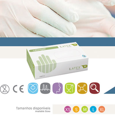 Luvas Látex com Pó | Rubbergold