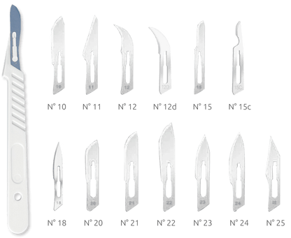 Lâminas Cirúrgicas de Aço Carbono| 100un | SMI